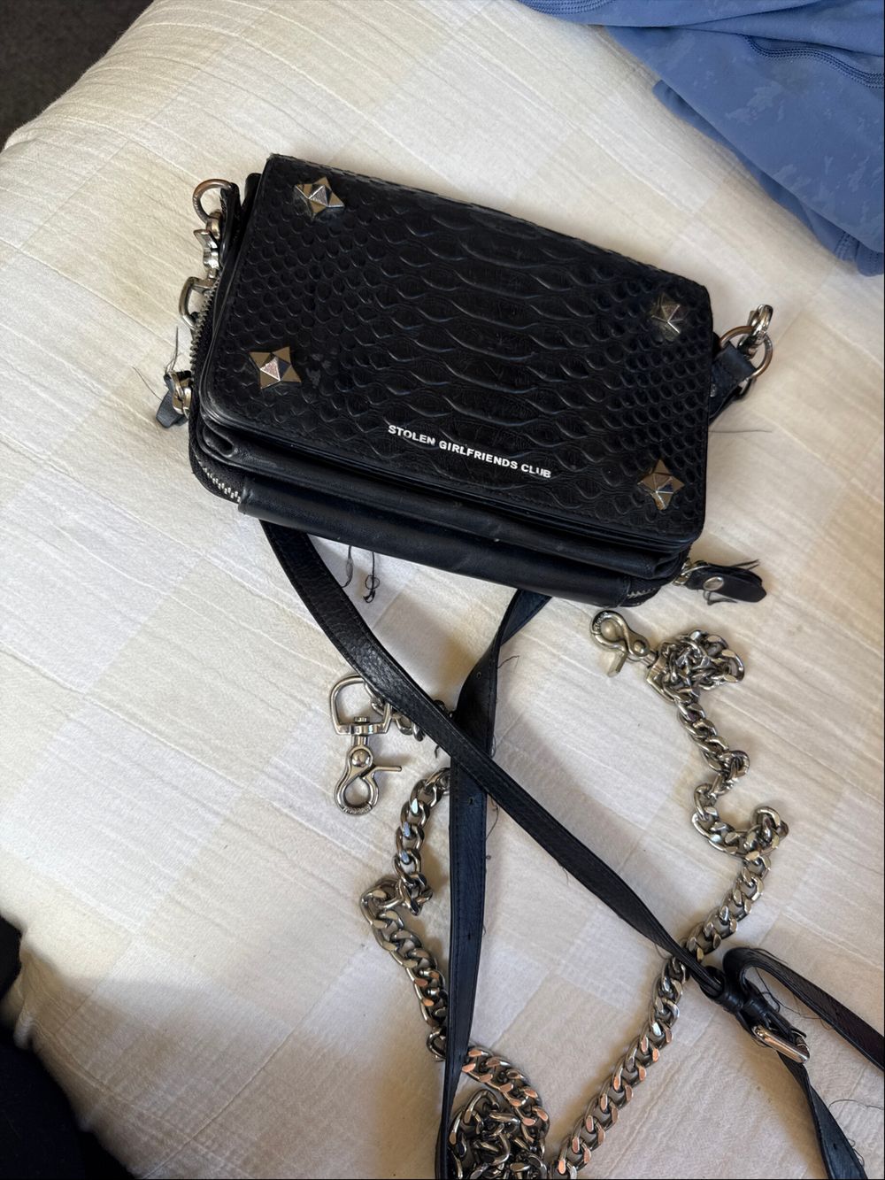 Stolen Girlfriends Club Black Crossbody Bag