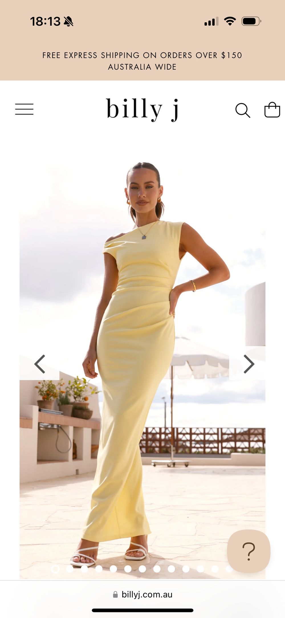 Billy J Boutique - Lilah Maxi dress on Designer Wardrobe