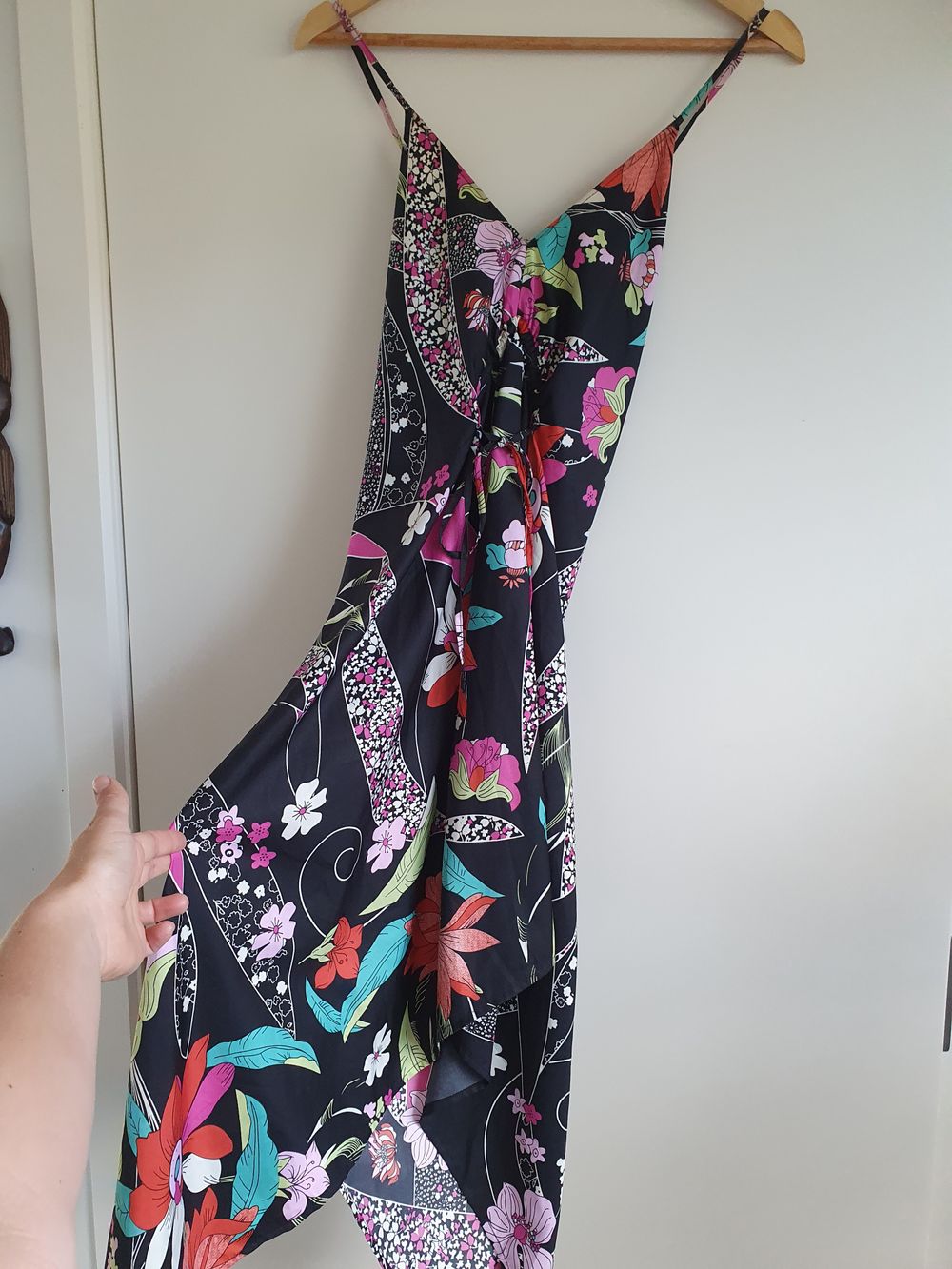 Black Foral Dress