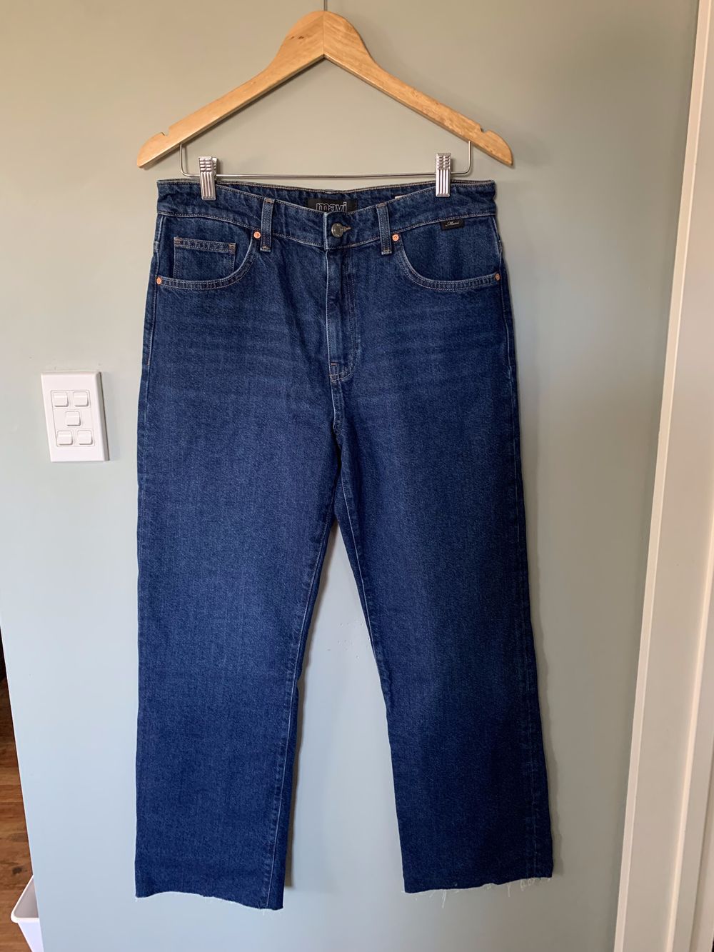 Mavi Jeans 'Barcelona' High-Rise Wide Leg Jeans - Size 12