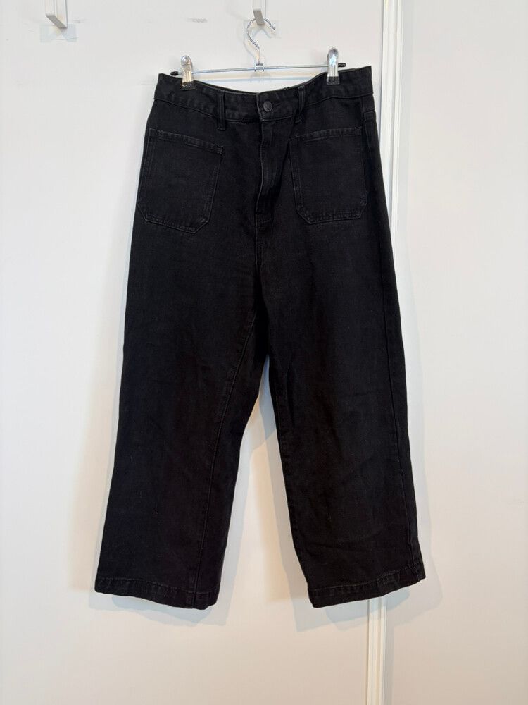 Dotti Black Wide Leg Jeans