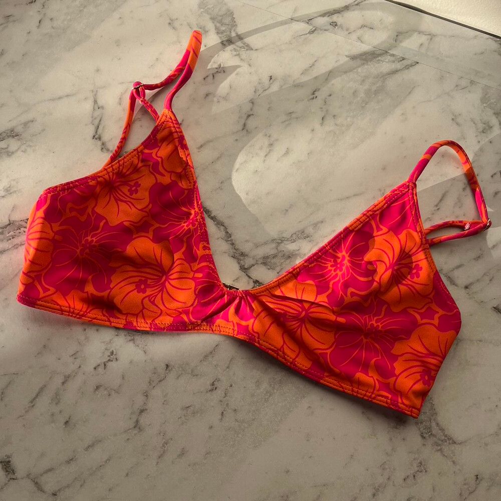 Leni Swims Zia Bikini Set Pink and Orange Floral