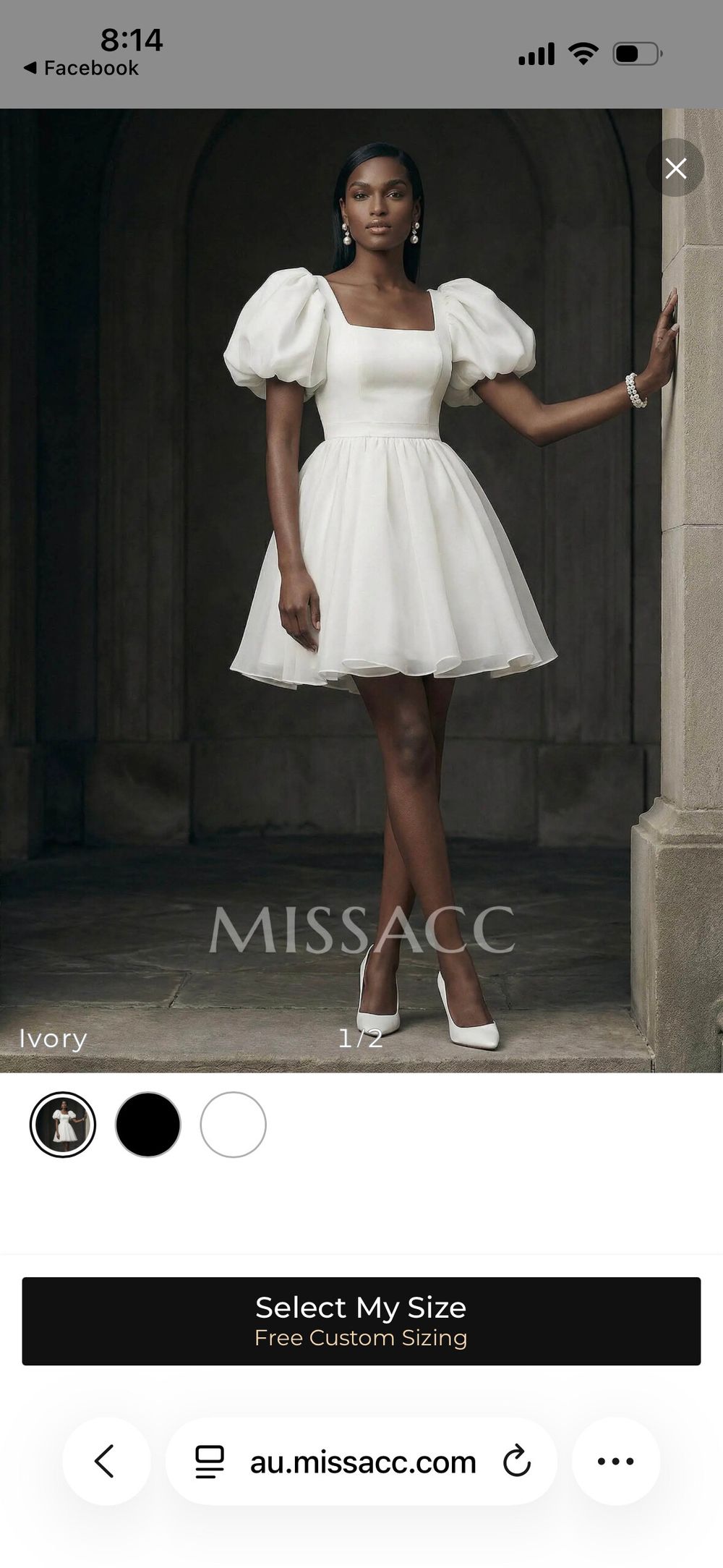 Mini Wedding Dress