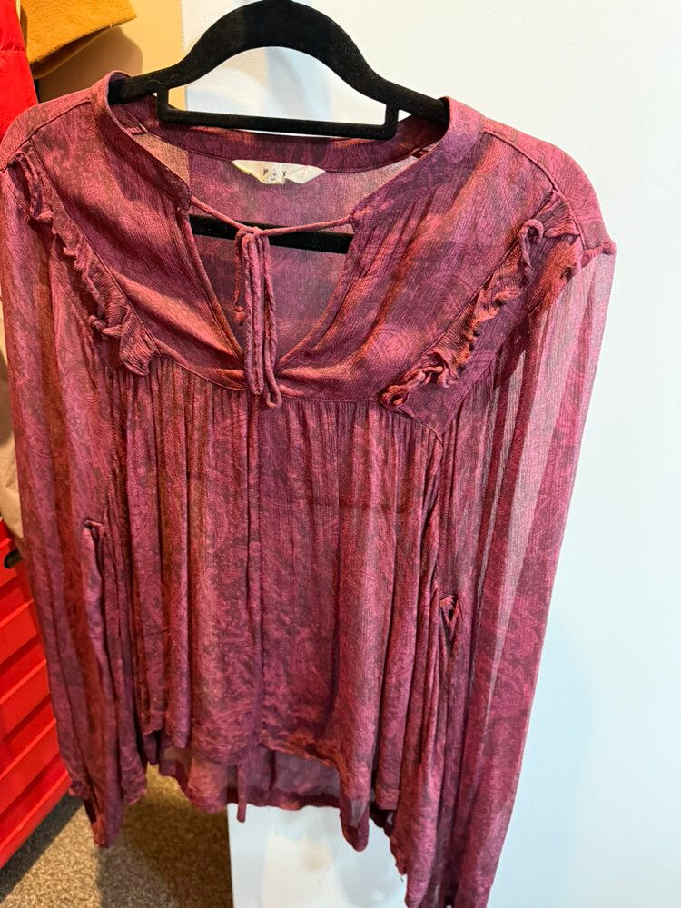 Max Pink Paisley Blouse