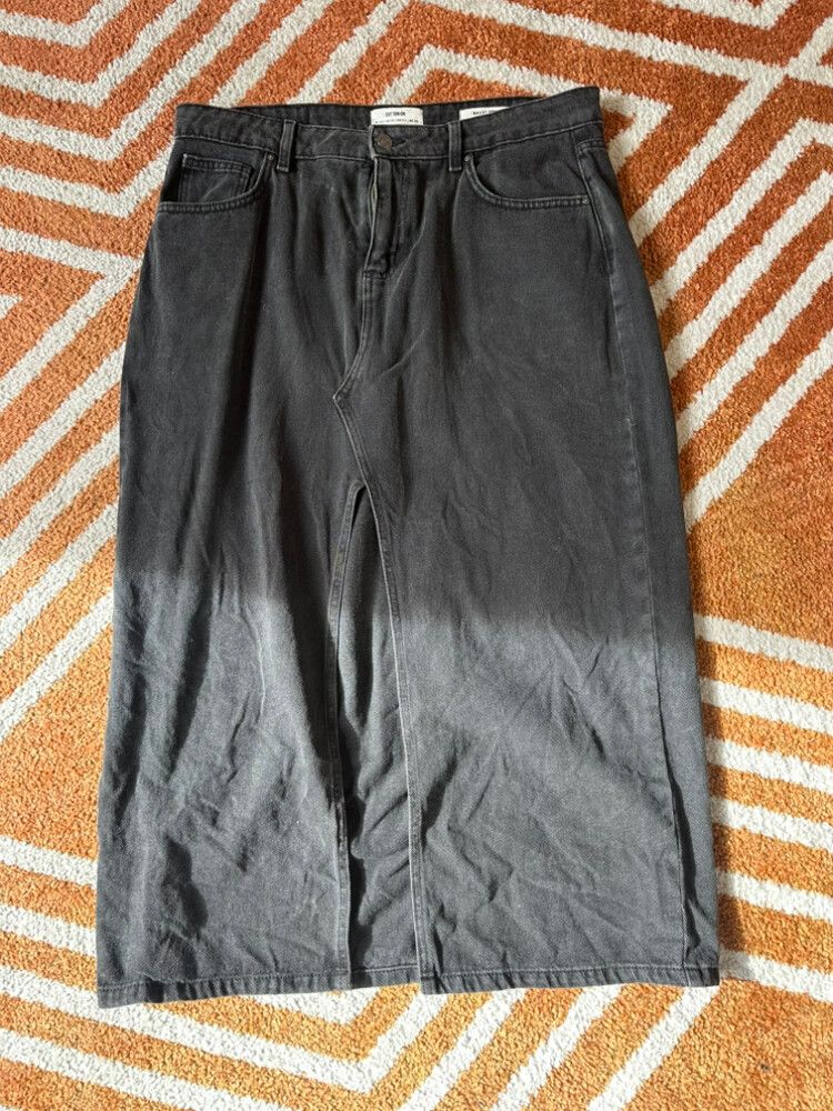 Cotton On Black Denim Skirt