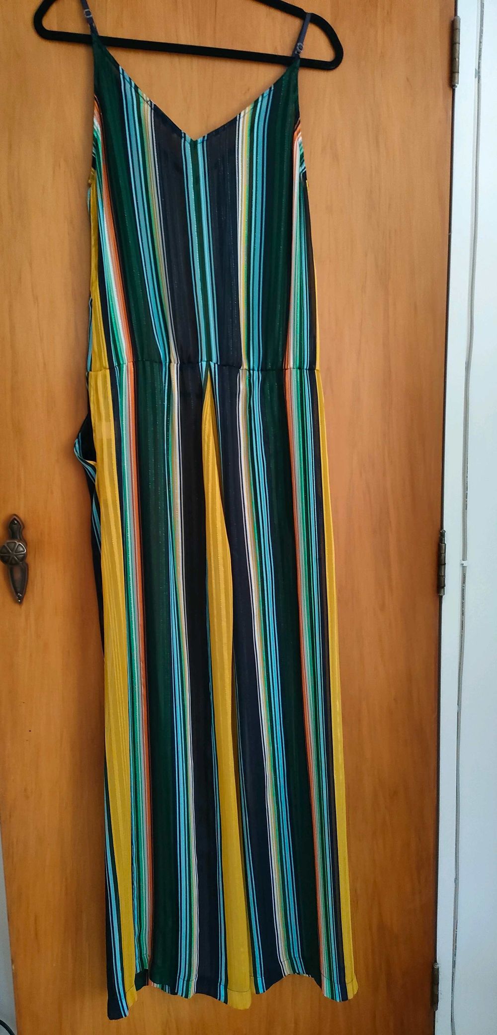 Carlson Multicolor Sheer Striped Jumpsuit