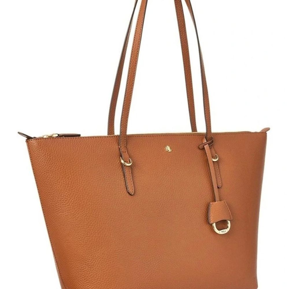 Ralph Lauren Zip Top Tote Bag