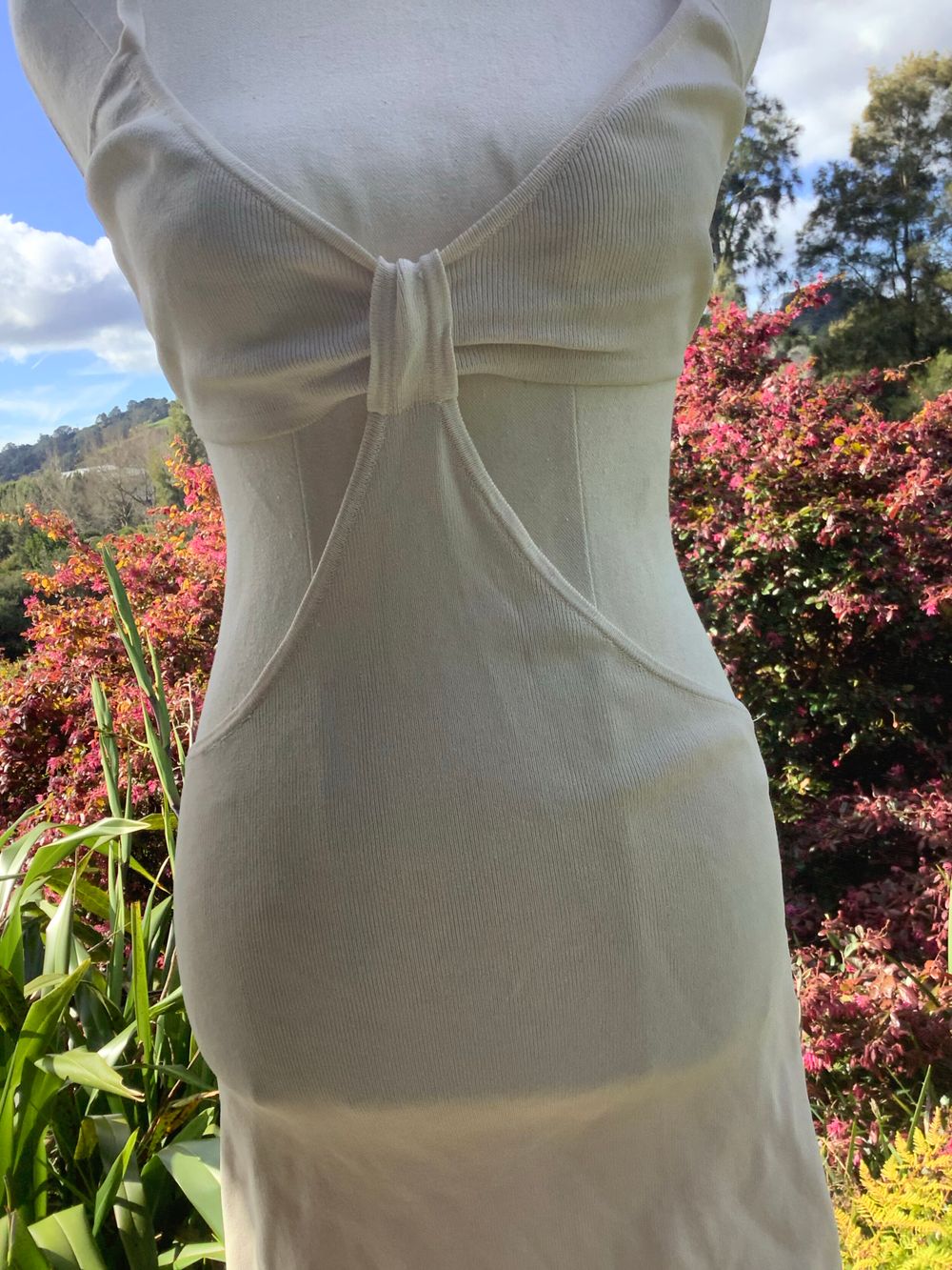 Glassons Beige cut out Midi Dress