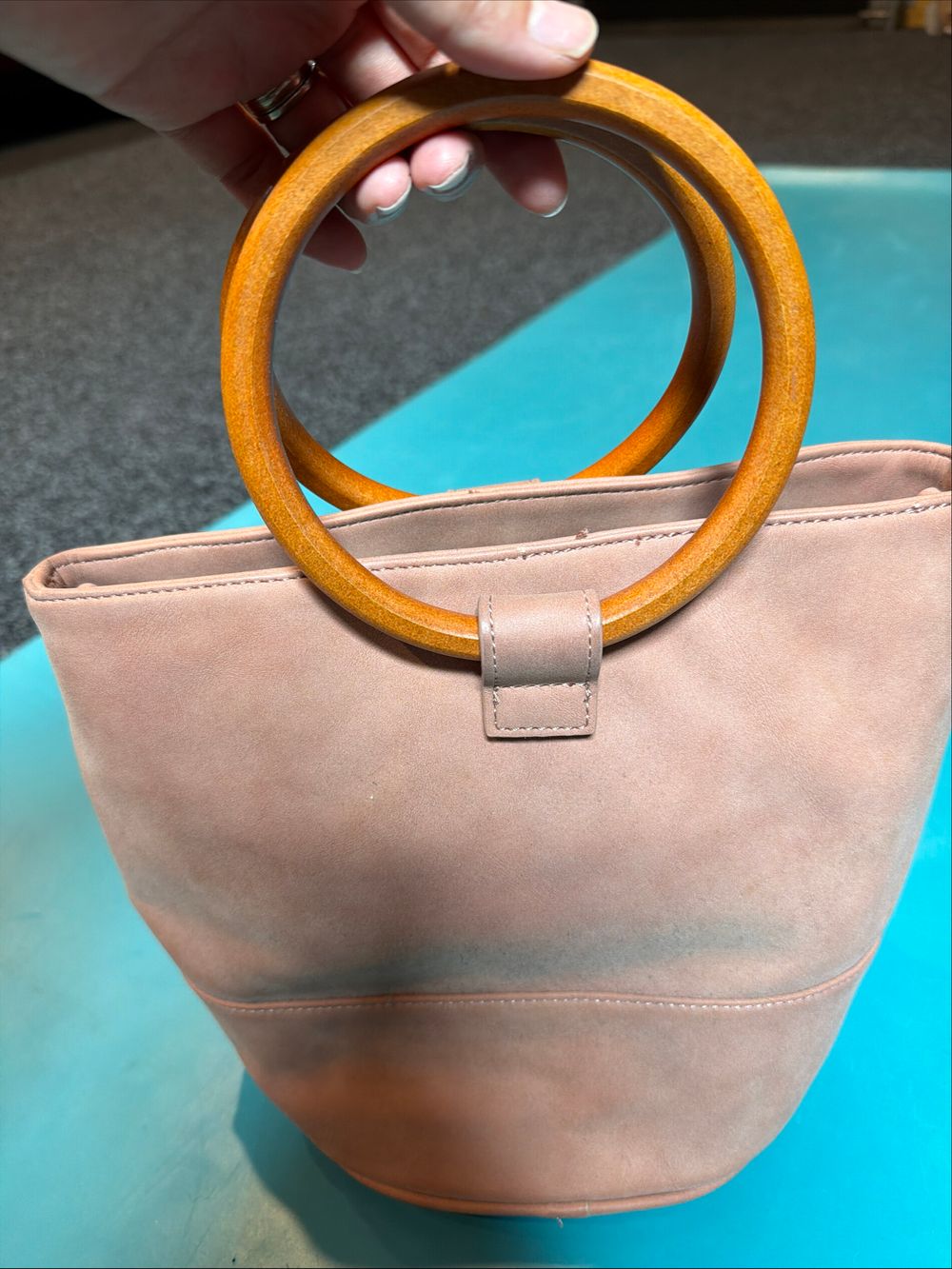 Pink Bucket Bag