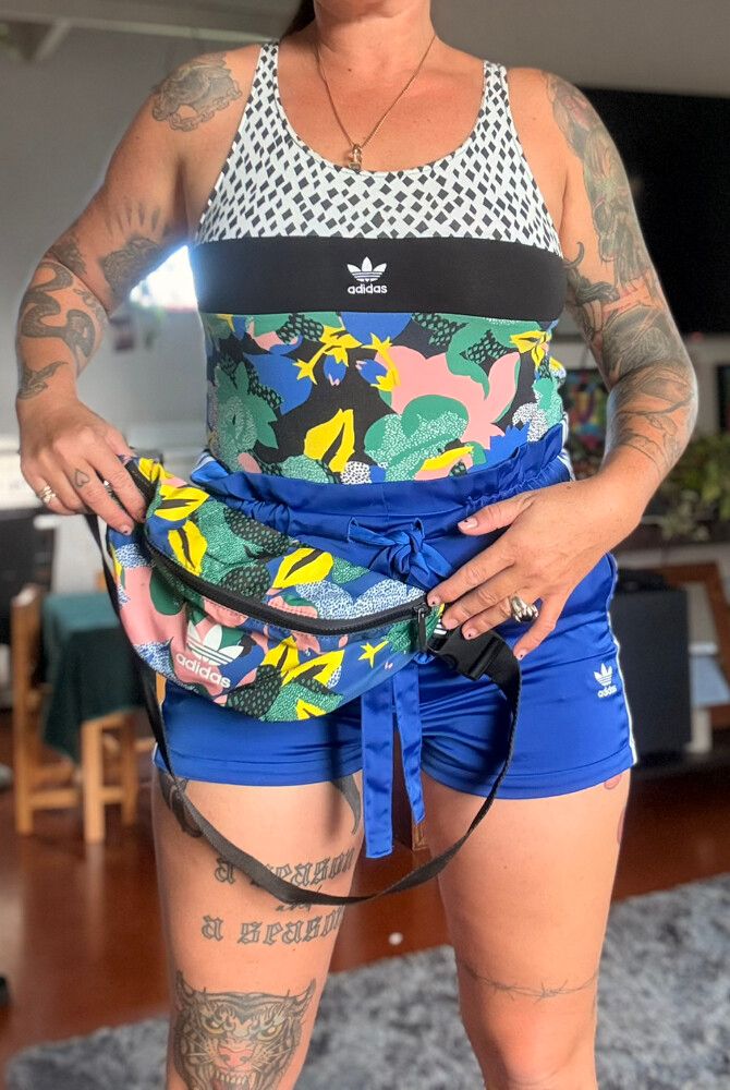 Adidas Originals Floral & Satin 3-Piece Set 💙
