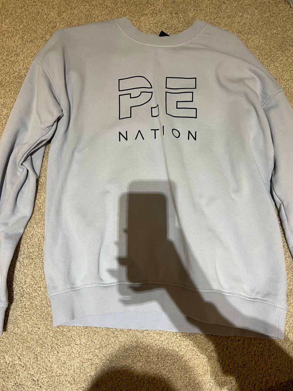 P.E Nation Light blue crew neck