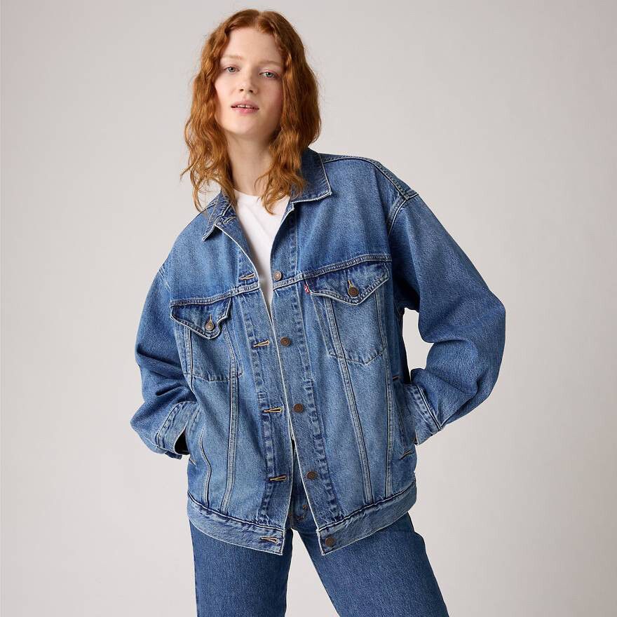 LEVI'S®XBARBOUR OVERSIZED BEDALE DENIM L Barbour Giacca Bedale