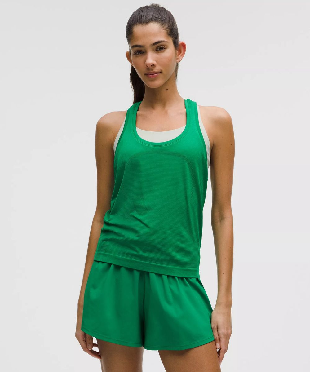 Green Racerback Tank Top