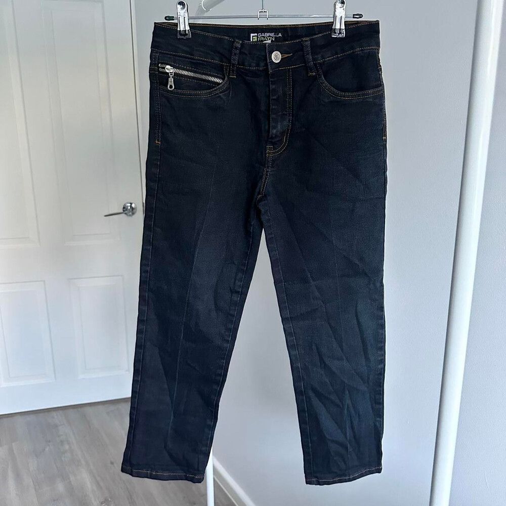 VINTAGE: Gabriella Frattini Dark Denim Jeans - Size 8