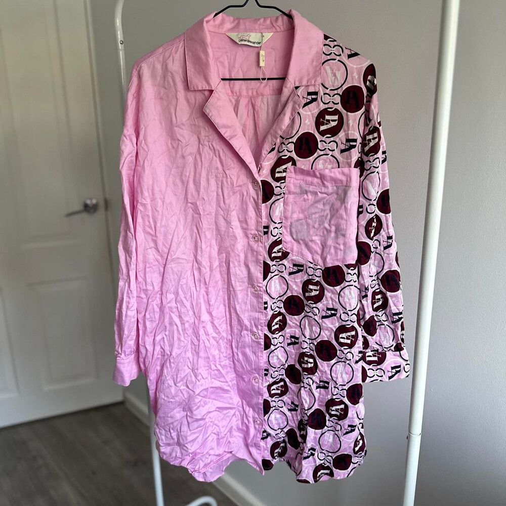 Peter Alexander Patterned Sleep Shirt - Size M