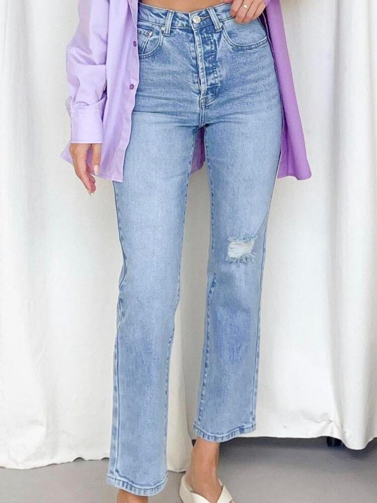 DAZIE: Billie Straight Leg Jeans - Size 8