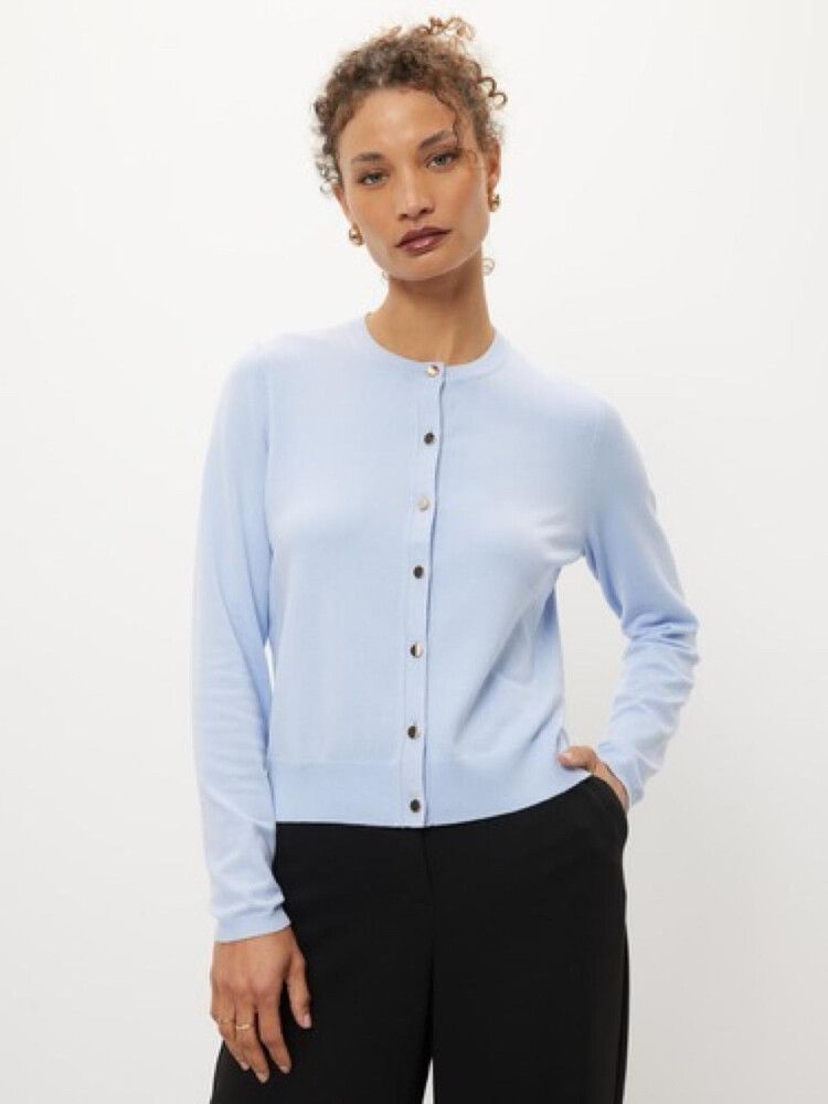 PORTMANS: Abby Blue Cardigan - Size: Small