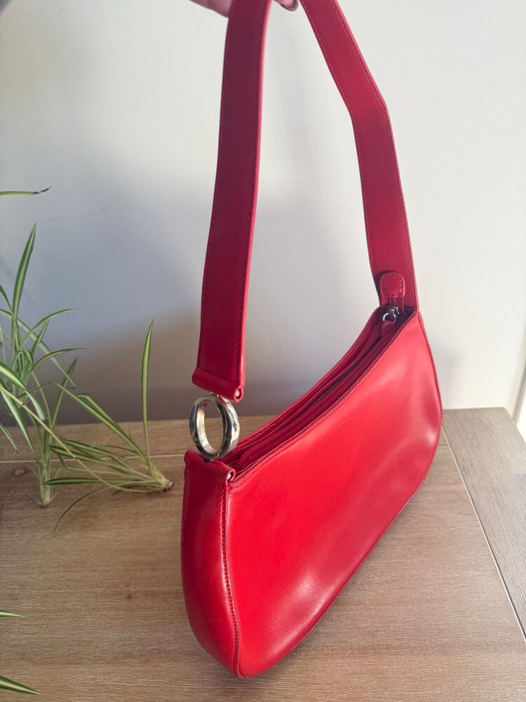 Oroton red handbag