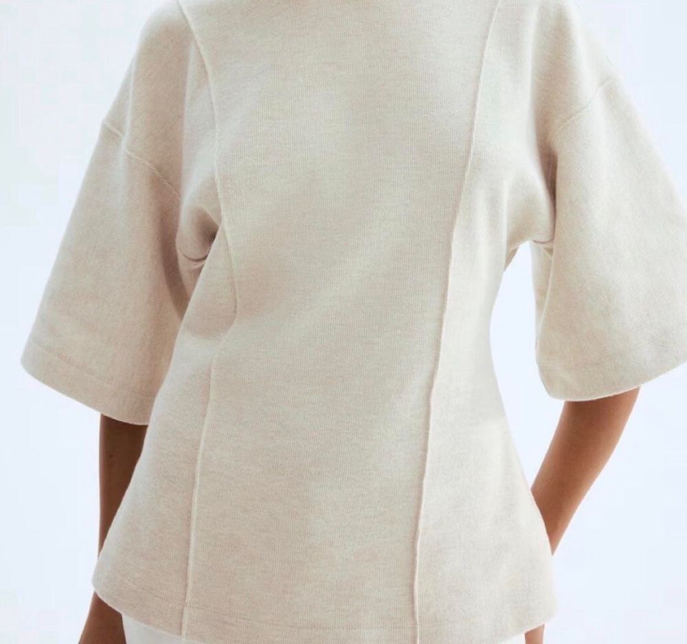 h&m loose fit fine knit top