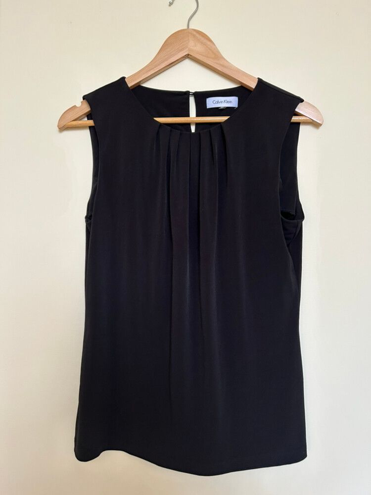 Calvin Klein Black Sleeveless Top
