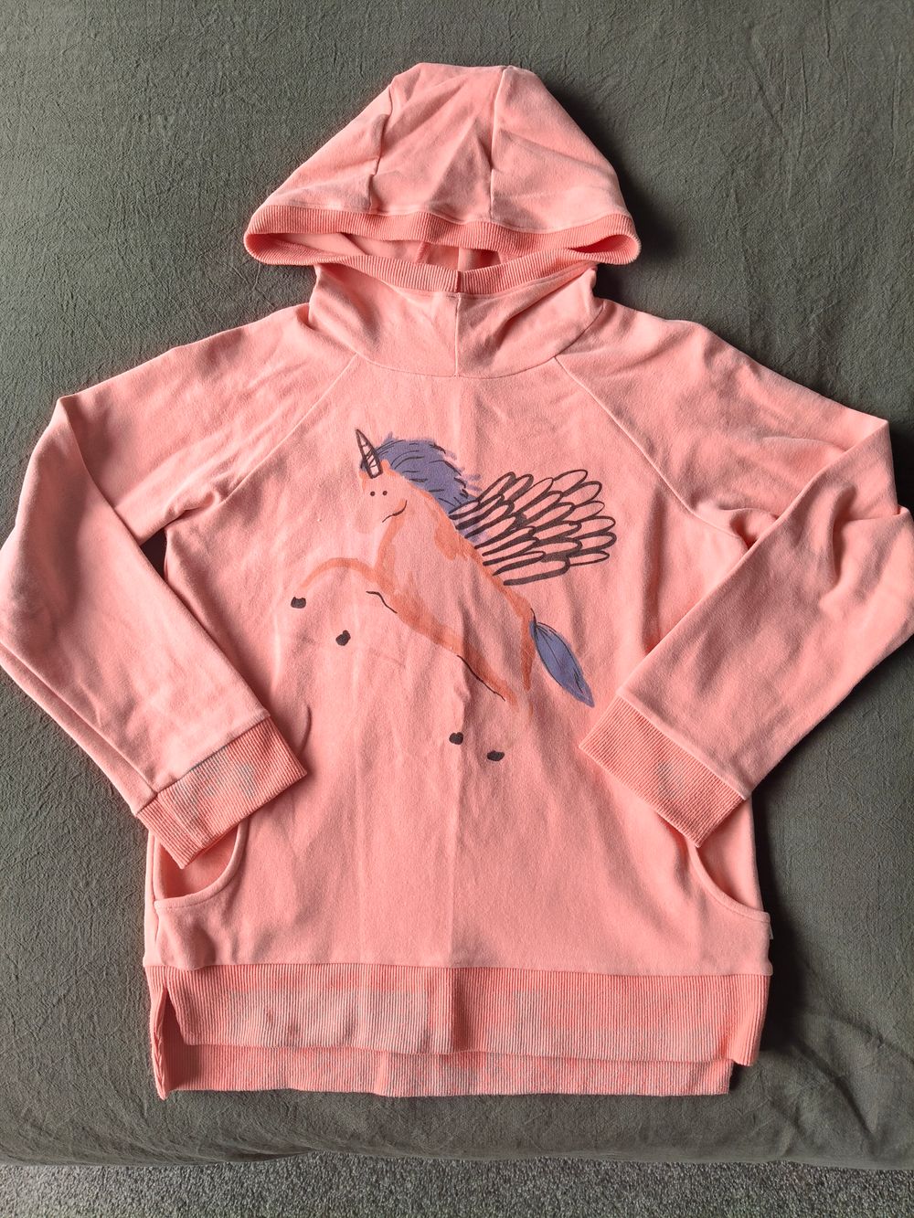 Minti Pink Unicorn Jumper Size 12