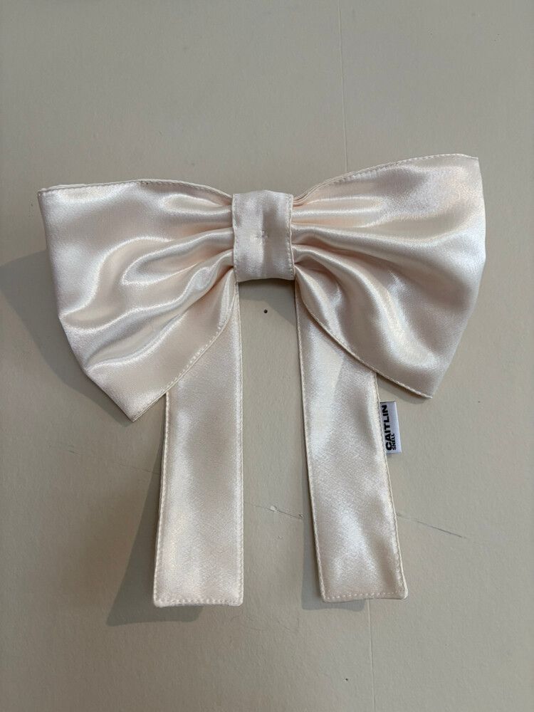 Caitlin Snell Heavy Satin Bow Hair Clip