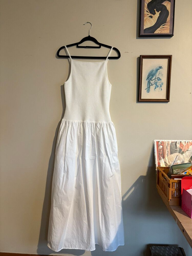 sachin and babi light blue dress Encantadore Emma Drop-Waist Midi Dress
