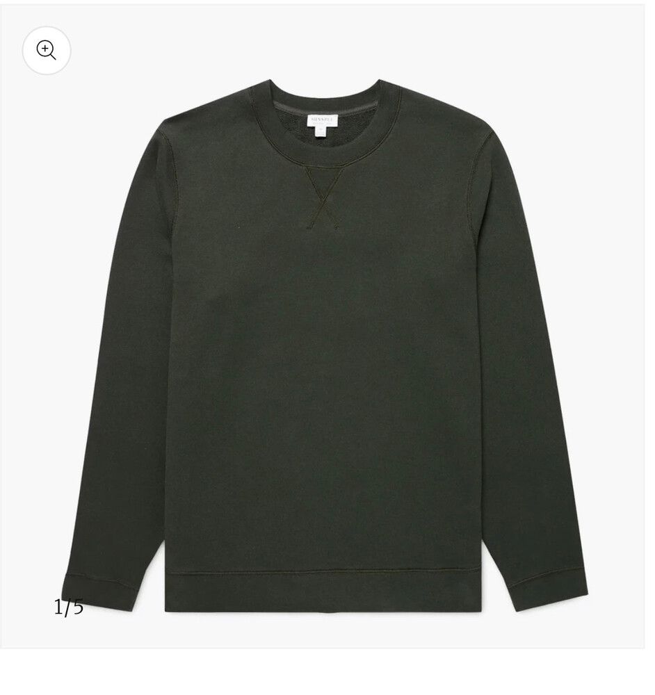 Sunspel Relaxed Loopback Sweatshirt