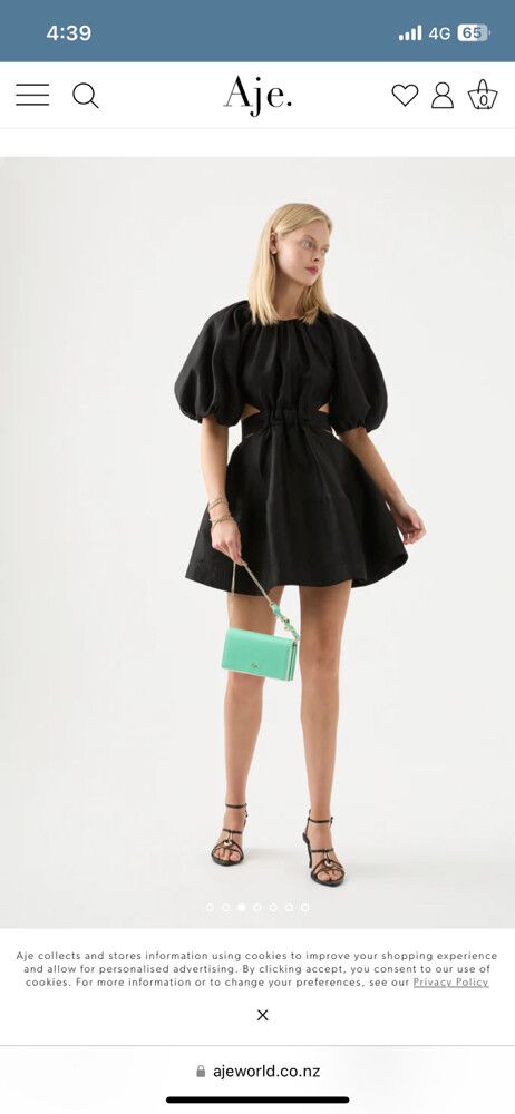 Aje - Aje Mimosa Cut Out Mini Dress on Designer Wardrobe