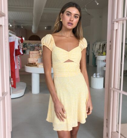 butter daisy mini dress Bec and Bridge Butter Daisy Mini Dress, Worn once and