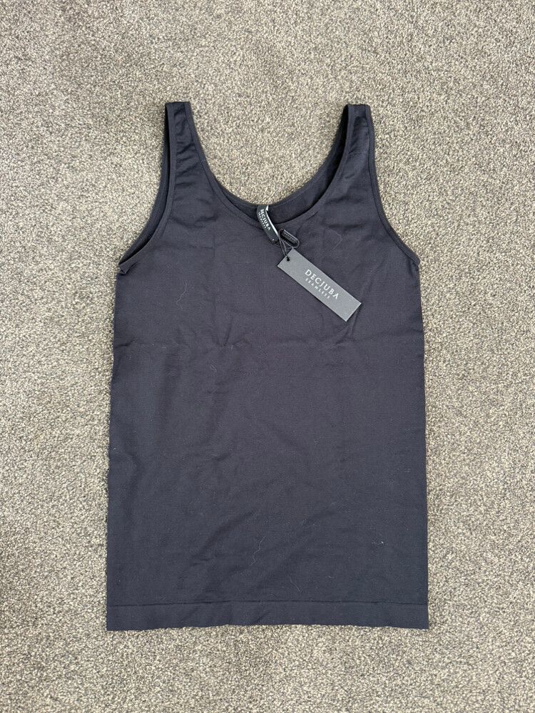 Decjuba Seamless Black Tank Top size L