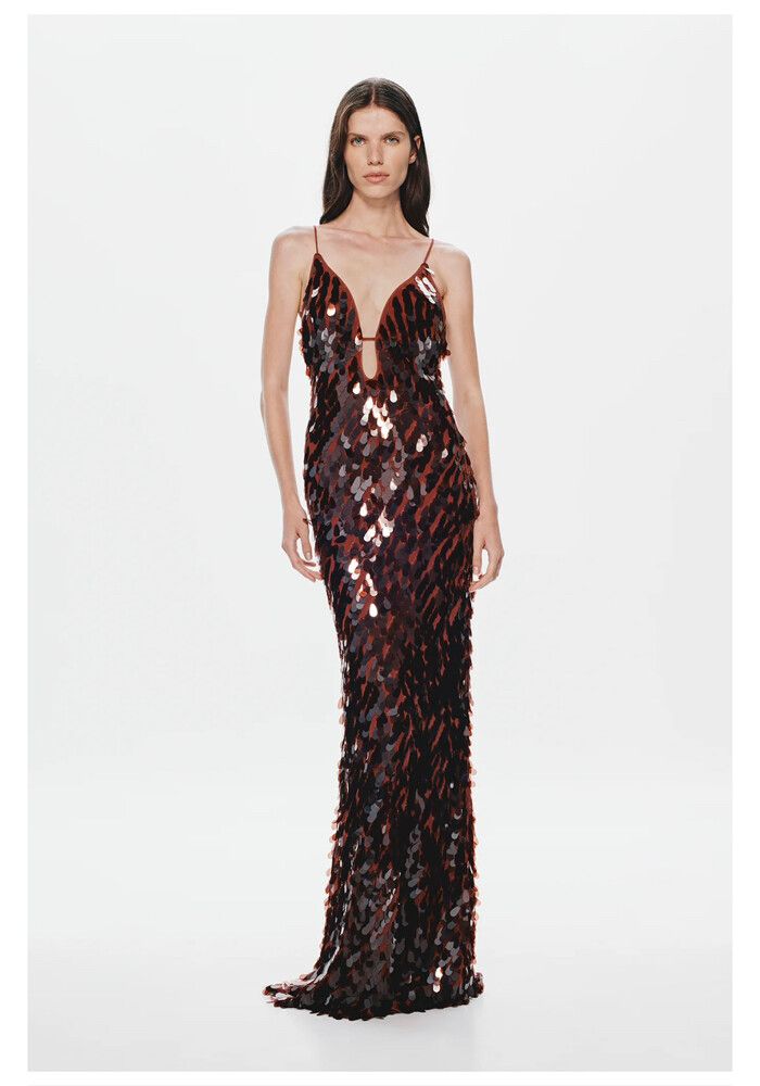 The Sapphire Sequin Dress | Fig