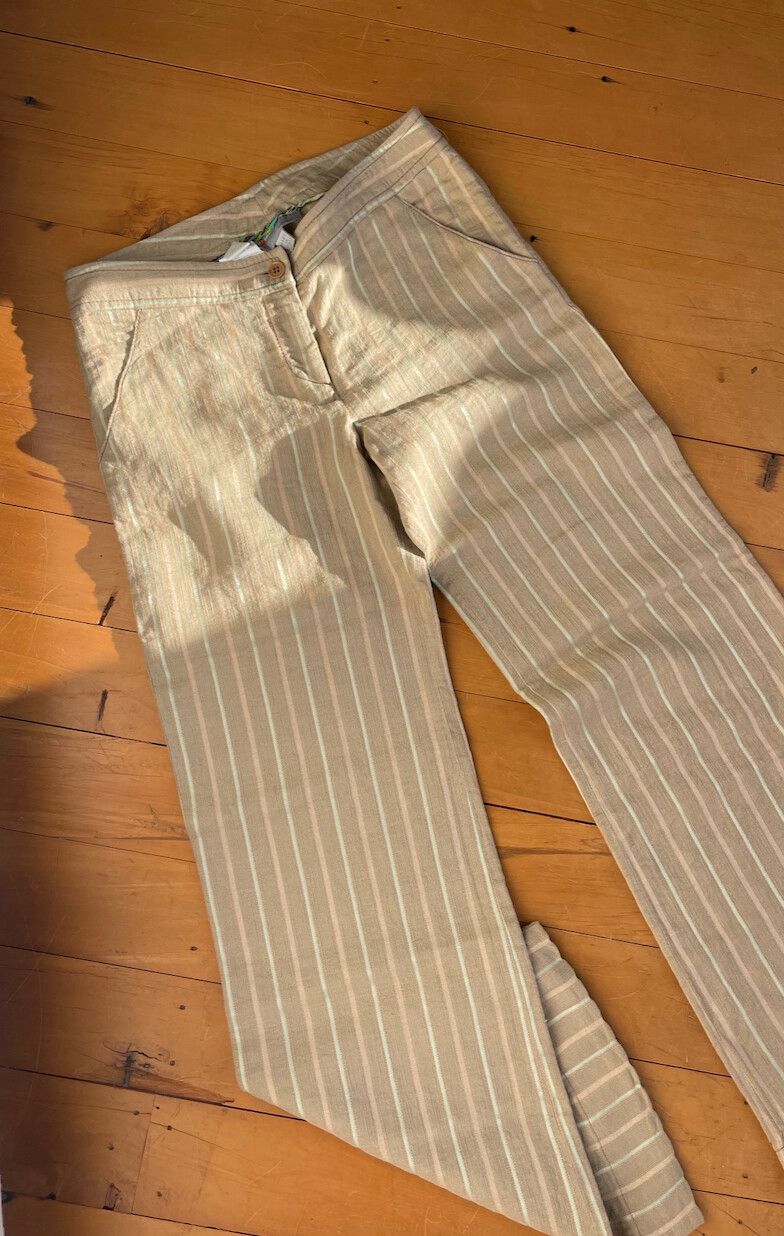 Linen Stripe Pants