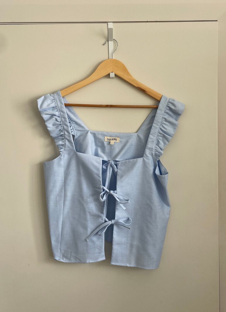 Breezy Tie Top Blue