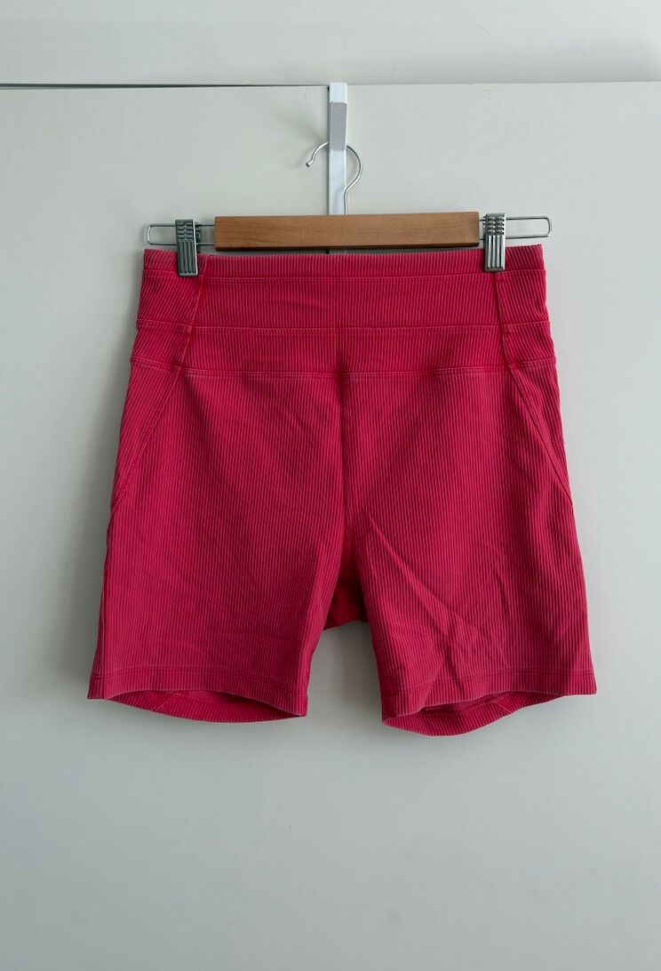 Faded Red Bike Shorts