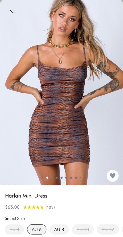 Princess Polly - Harlan Mini Dress on Designer Wardrobe