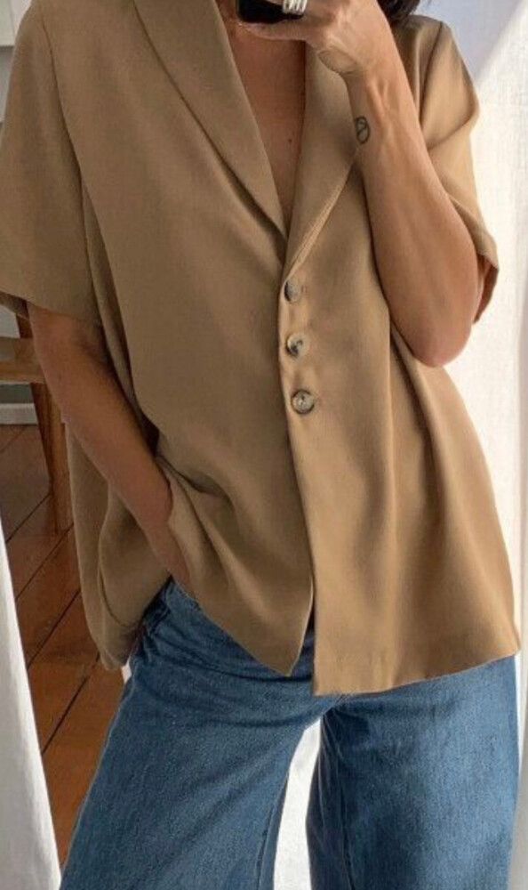 Ellis Label - Thirties shirt in Camel