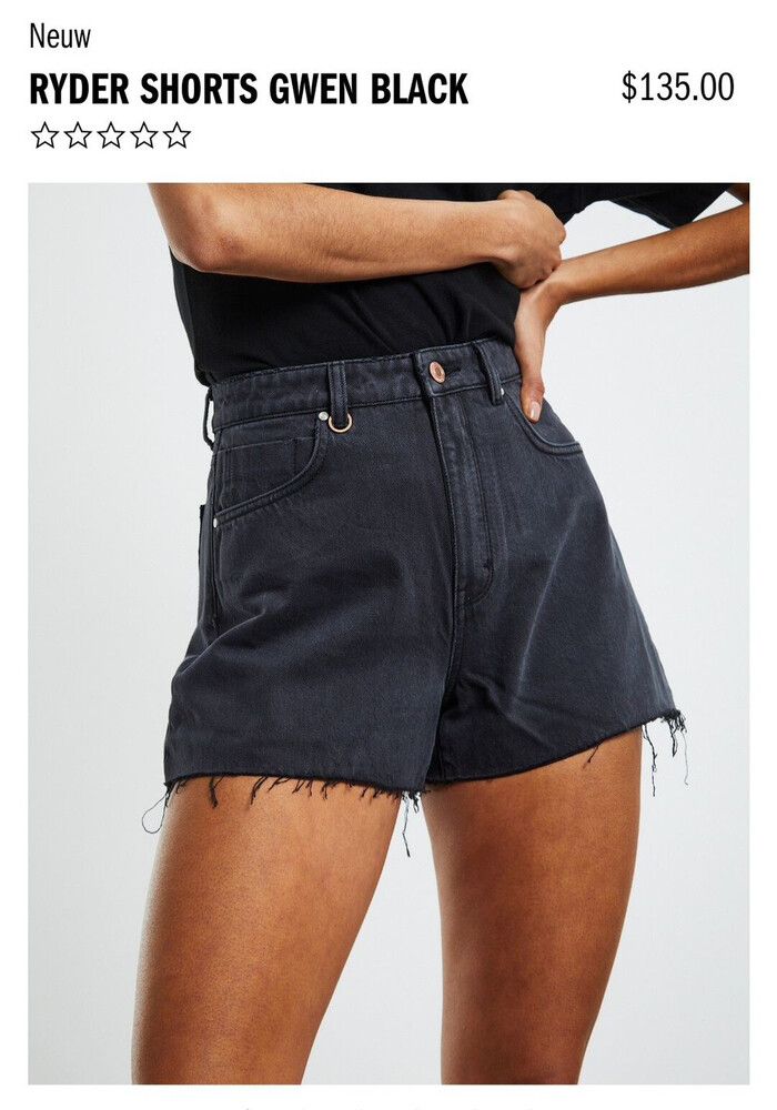 Neuw Ryder Gwen black shorts