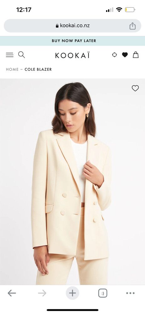 Kookai Tan Blazer
