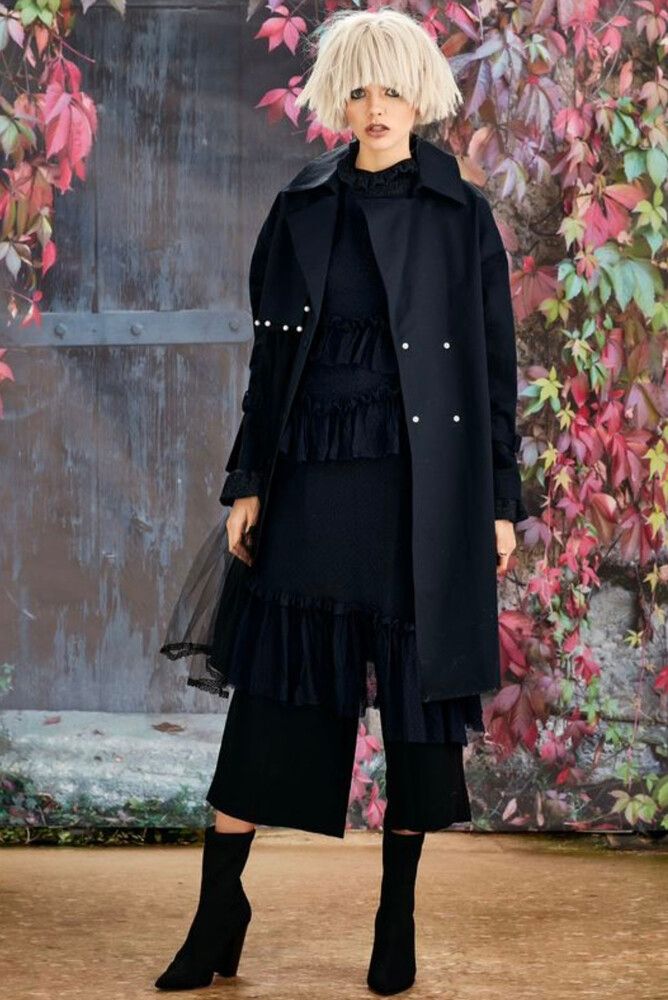 Trelise Cooper Couture Glamour Designer The Beauty Miss Deep Trench 16 Coat