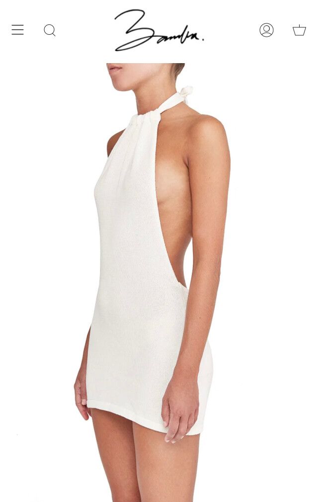 bamba swim bounty dress black Bamba Swim Bounty Mini Aqua main image 0