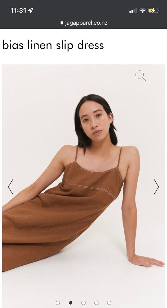 knee length dresses for ladies Linen Suiting Bailey Dress