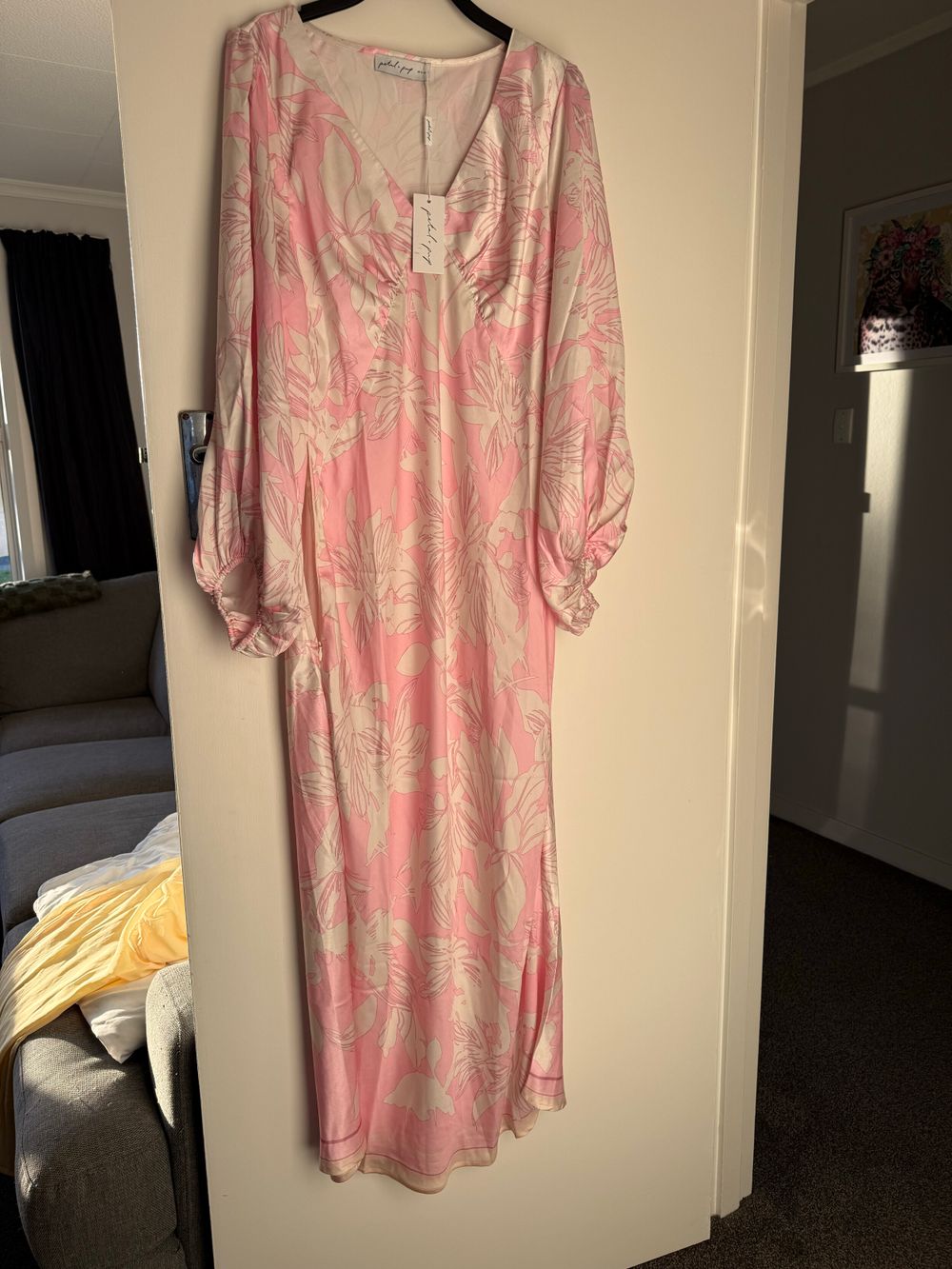 Petal and Pup Varly Pink Floral Maxi Dress