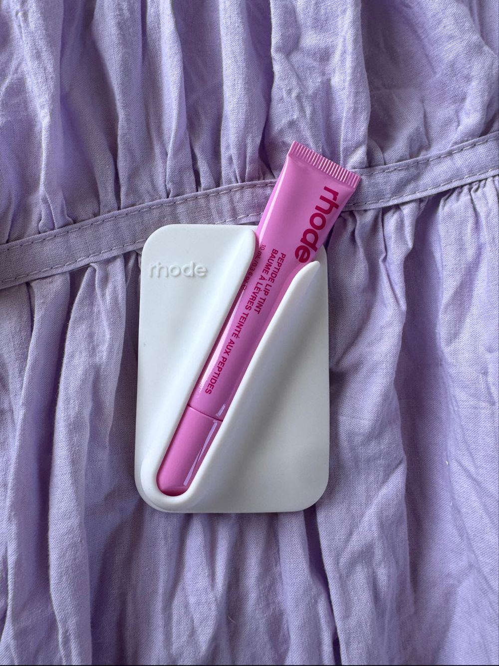 Limited Edition Rhode White Snap-On Lip Case