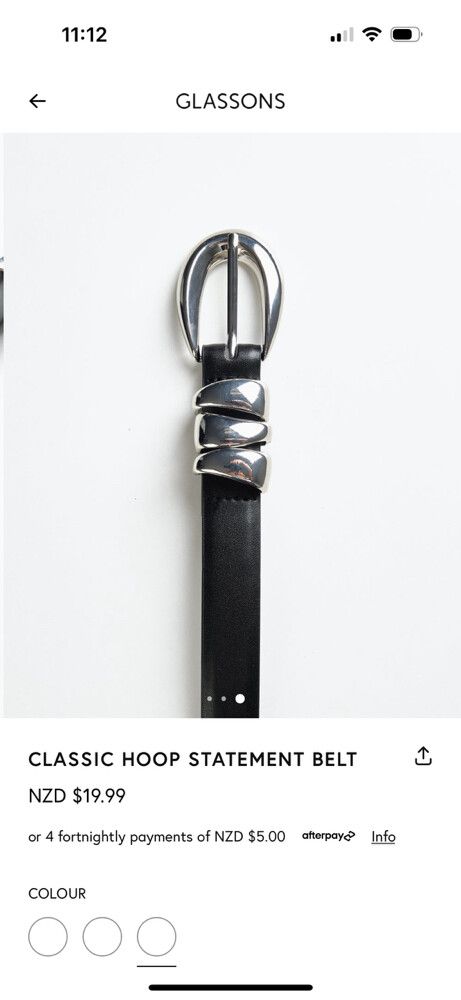Glassons Classic Hoop Statement Belt