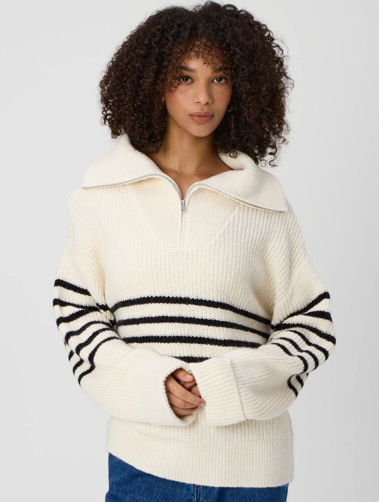Glassons Knit Quarter Zip