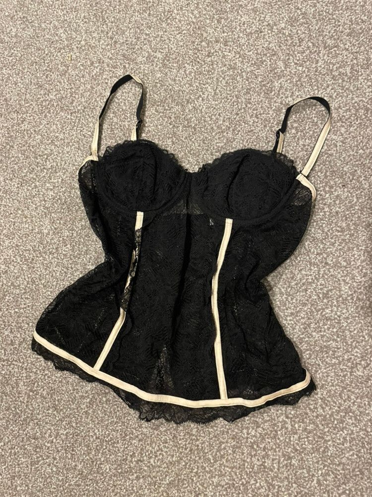 Dolce & Gabbana Black Lace Camisole VINTAGE