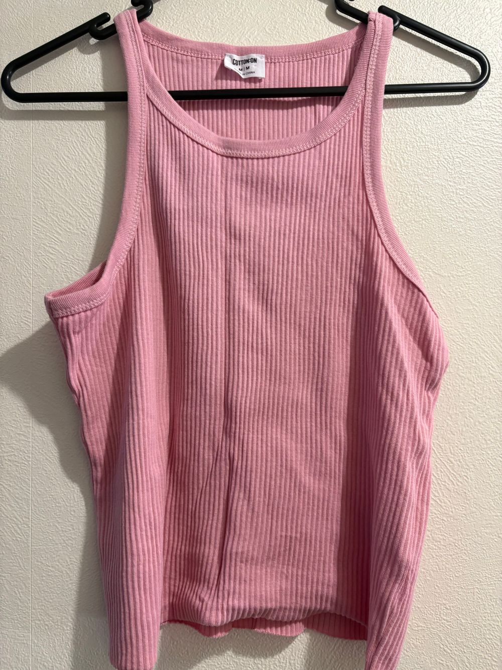 Cotton On Pink Ribbed Tank