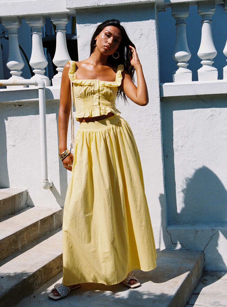 Princess Polly - Princess Polly Isadoria Top + Valerio Maxi Skirt on  Designer Wardrobe