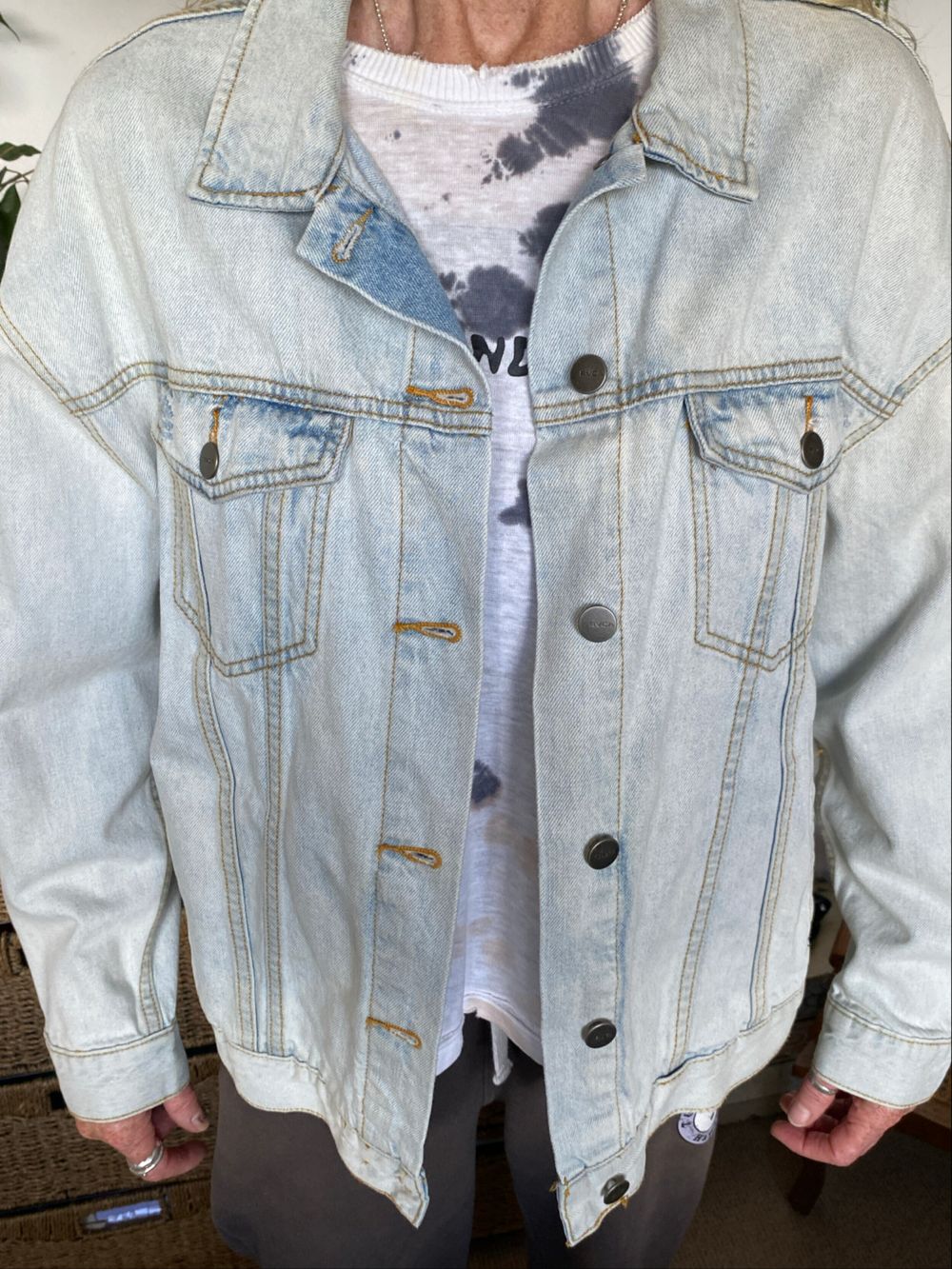 RVCA Light Blue Denim Jacket